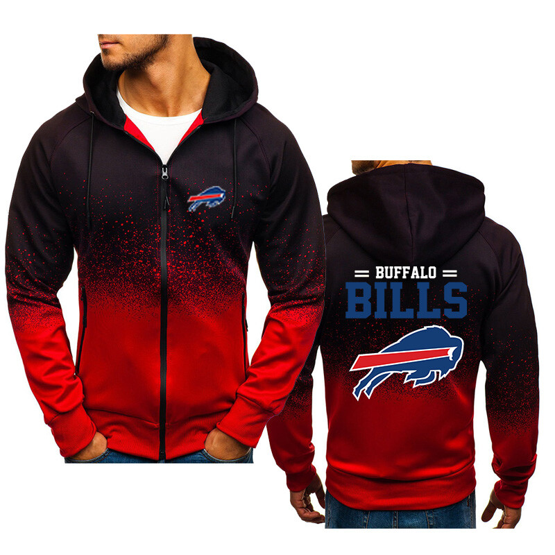 bills zip up hoodie